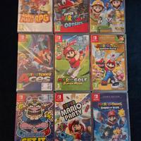 Giochi super Mario nintendo switch 