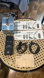 AKG MicroMic System Vintage Microfoni alimentatore
