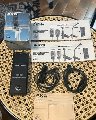 AKG MicroMic System Vintage Microfoni alimentatore