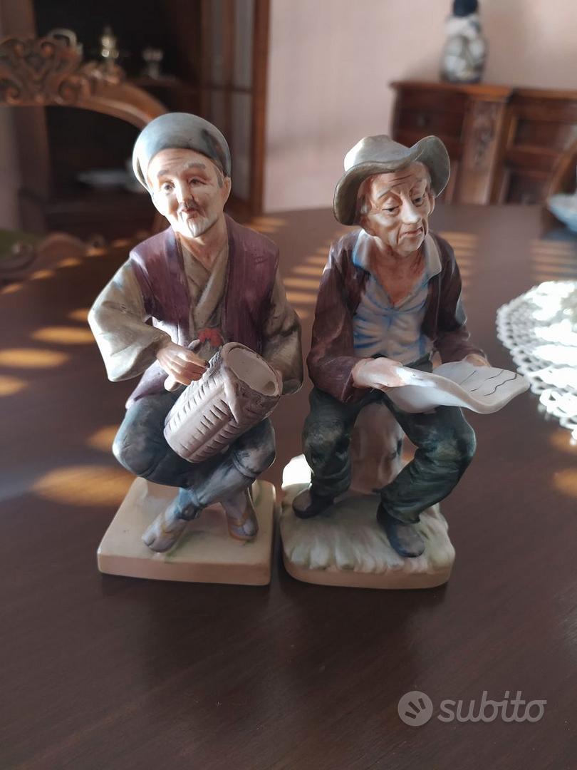 Manifattura Italiana - Coppia Di Statuine Dama E Cavaliere In Porcellana... | Spazi Arte