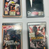 Lotto 4 videogiochi PSP
