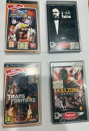 Lotto 4 videogiochi PSP