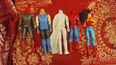 Lotto 5 Action figure Marvel