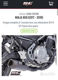 Scarico completo SC project titanio