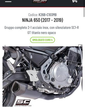 Scarico completo SC project titanio