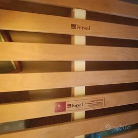 Rete matrimoniale +  piedini in legno