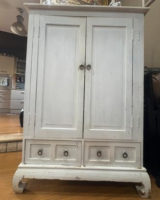 Credenza da soggiorno in legno arte povera