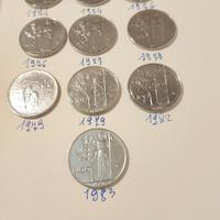 monete  della vecchia lira 