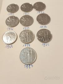 monete  della vecchia lira 