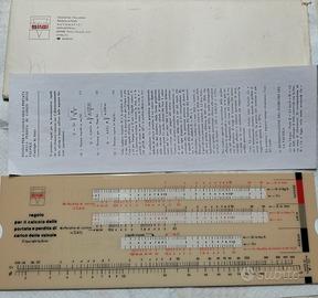 Regolo calcolatore tecnico prezzo trattabile!