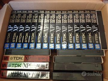 15 VHS vergini TDK XP super vhs SE-120  permuto