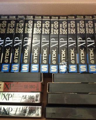 15 VHS vergini TDK XP super vhs SE-120  permuto