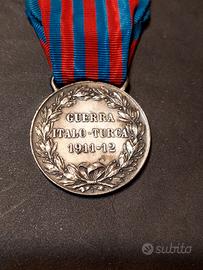 medaglia guerra Italo turca 