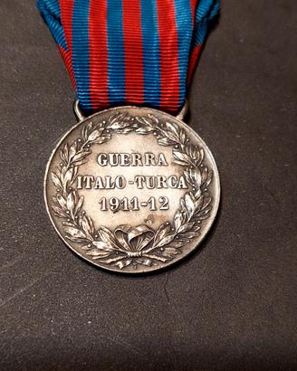 medaglia guerra Italo turca 