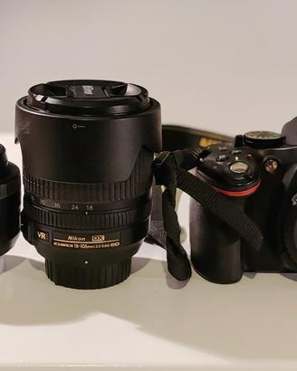 Nikon D5200 + 18-108 f/3.5-5.6 + 35mm f/1.8G