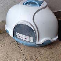 Lettiera gatto toilette copertura removibile