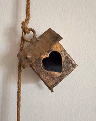 Decorazione da appendere ghirlanda con campanelle