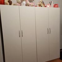 Armadio laccato bianco