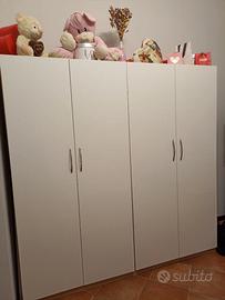 Armadio laccato bianco