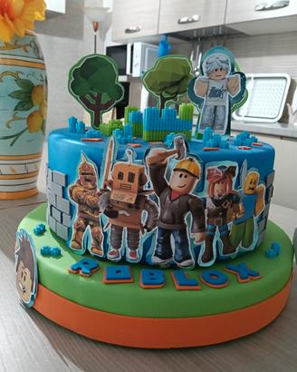 TORTA SCENOGRAFICA ROBLOX