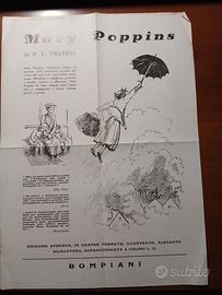 PUBBLICITA' 1935 USCITA LIBRO MERY POPPINS