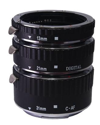 TRIS DI TUBI DI ESTENSIONE PROLUNGA MICRO x NIKON