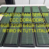 RAM SERVER DDR4 ECC/DDR5 ECC
