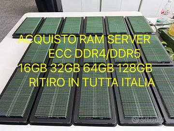RAM SERVER DDR4 ECC/DDR5 ECC