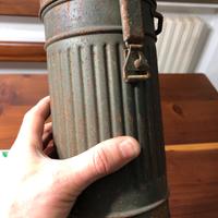 Tubo portamaschera tedesco ww2 guerra