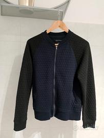 zara felpa maglia uomo M nero blu