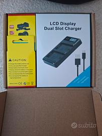 2 Batterie NP-FZ100 con Caricabatterie LCD