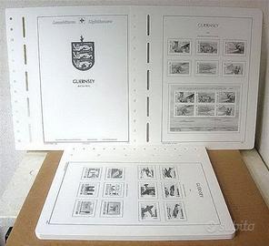 GUERNSEY 2000/2008 fogli marca LEUCHTTURM