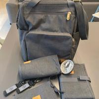 Zaino Fasciatoio Lassig piu accessori