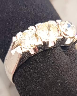 ANELLO TRILOGY ORO BIANCO 