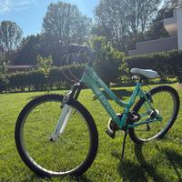 Bicicletta ragazza per la scuola