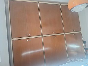 camera da letto anni 80 legno massello