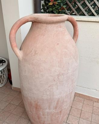 Vaso Anfora Grande Terracotta Senese Moreno Cresti