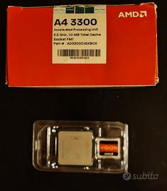 CPU Amd A4 3300 con scatola boxed processore