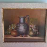 quadro ad olio con cornice 