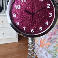 Orologio gigante C'Art con piantana, H.90 cm