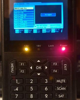 SATLINK WS6906 LCD Misuratore digitale Satellitare