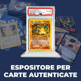 Espositore per carte gradate pokemon magic yugioh