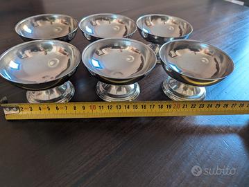 6 coppette per gelato 