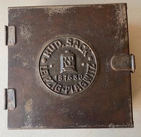 Cassetta sicurezza ferro Rud Sack Leipzig Plagwitz