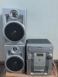 Impianto hi-fi stereo philips