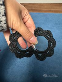 Orecchini boccolo neri