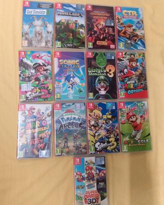 videogiochi per Nintendo switch