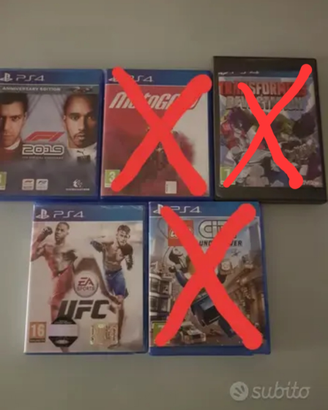 Giochi ps4 Messina
