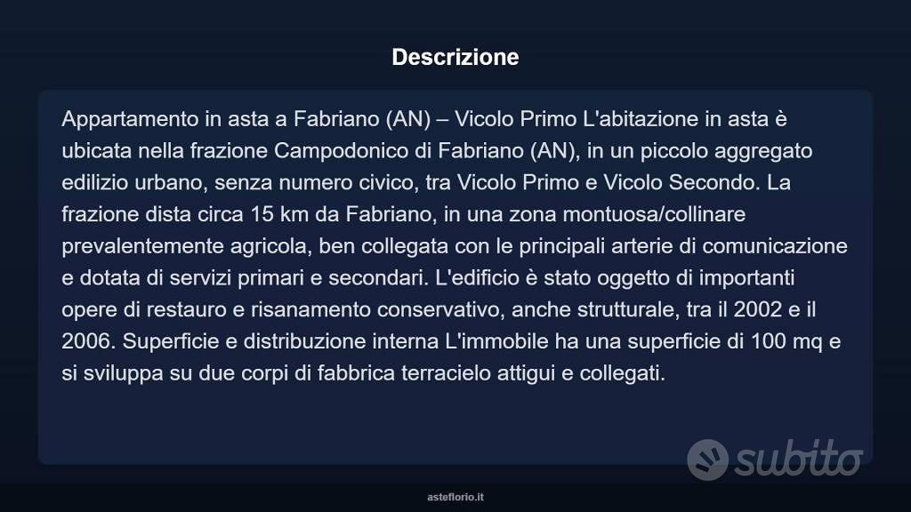 Appartamento – Fabriano, Ancona - Vista 4