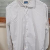 camicia bianca a righe tg 41xacus